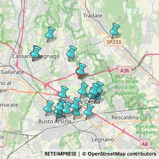 Mappa Via Roma, 21058 Solbiate Olona VA, Italia (3.8455)