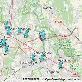 Mappa Via Roma, 21058 Solbiate Olona VA, Italia (5.40583)