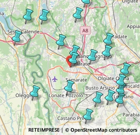 Mappa Via Antonio Gramsci, 21010 Cardano Al Campo VA, Italia (9.595)