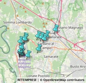 Mappa Via Antonio Gramsci, 21010 Cardano Al Campo VA, Italia (3.38944)
