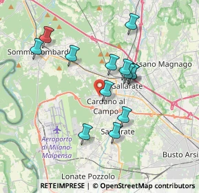 Mappa Via Antonio Gramsci, 21010 Cardano Al Campo VA, Italia (3.25308)