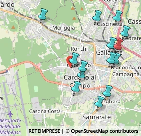 Mappa Via Antonio Gramsci, 21010 Cardano Al Campo VA, Italia (2.15)