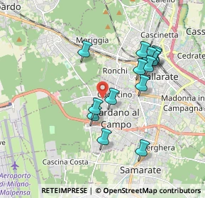 Mappa Via Antonio Gramsci, 21010 Cardano Al Campo VA, Italia (1.68786)