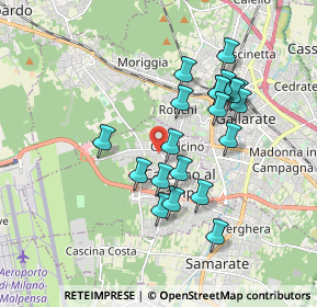 Mappa Via Antonio Gramsci, 21010 Cardano Al Campo VA, Italia (1.6135)