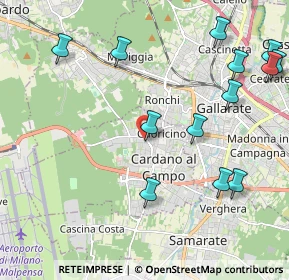Mappa Via Antonio Gramsci, 21010 Cardano Al Campo VA, Italia (2.53077)