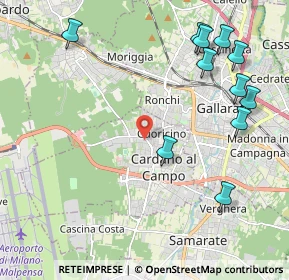 Mappa Via Antonio Gramsci, 21010 Cardano Al Campo VA, Italia (2.54364)