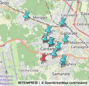 Mappa Via Antonio Gramsci, 21010 Cardano Al Campo VA, Italia (1.47833)