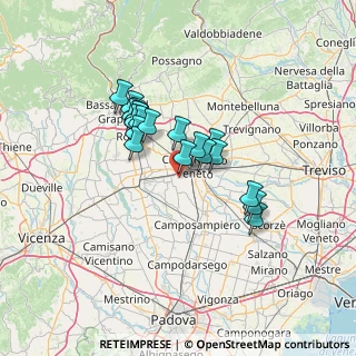 Mappa Via Traversagni, 35018 San Martino di Lupari PD, Italia (10.395)