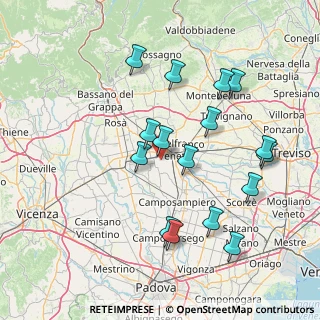 Mappa Via Traversagni, 35018 San Martino di Lupari PD, Italia (15.42188)