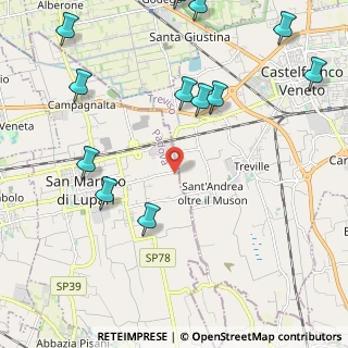 Mappa Via Traversagni, 35018 San Martino di Lupari PD, Italia (2.79833)