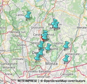 Mappa Via Antonio Gramsci, 20847 Albiate MB, Italia (5.63818)