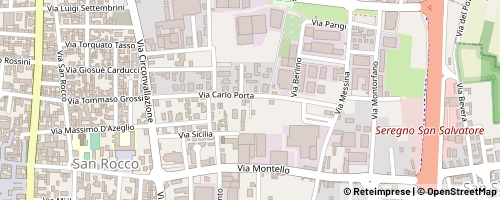 Mappa Seregno