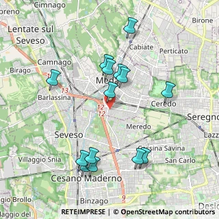 Mappa Via Adige, 20821 Meda MB, Italia (2)