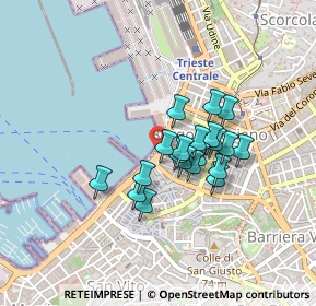 Mappa Riva Tre Novembre, 34121 Trieste TS, Italia (0.307)