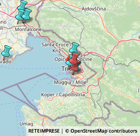 Mappa Riva Tre Novembre, 34121 Trieste TS, Italia (14.71091)