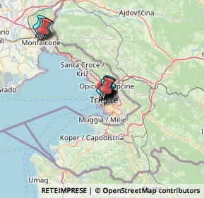 Mappa Riva Tre Novembre, 34121 Trieste TS, Italia (9.16933)