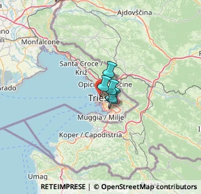 Mappa Riva Tre Novembre, 34121 Trieste TS, Italia (35.31615)