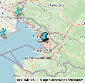 Mappa Riva Tre Novembre, 34121 Trieste TS, Italia (12.87273)