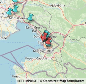 Mappa Riva Tre Novembre, 34121 Trieste TS, Italia (11.30273)