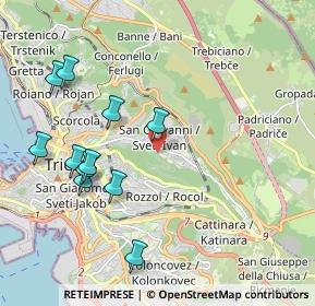 Mappa Via Carlo Antoni, 34128 Trieste TS, Italia (2.32)