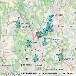 Mappa SS35, 20821 Meda MB, Italia (3.31455)