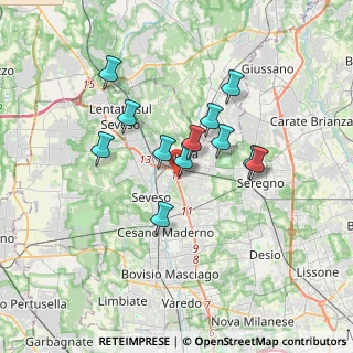 Mappa SS35, 20821 Meda MB, Italia (2.7875)