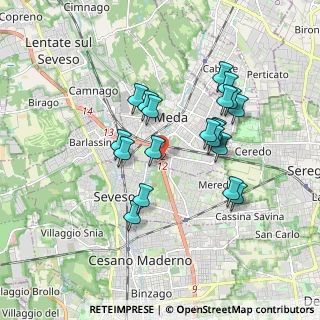 Mappa SS35, 20821 Meda MB, Italia (1.5955)