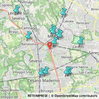 Mappa SS35, 20821 Meda MB, Italia (2.10154)