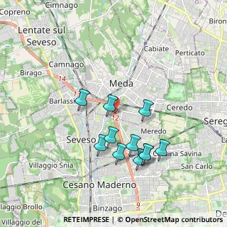 Mappa SS35, 20821 Meda MB, Italia (1.72182)