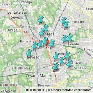 Mappa SS35, 20821 Meda MB, Italia (1.71833)