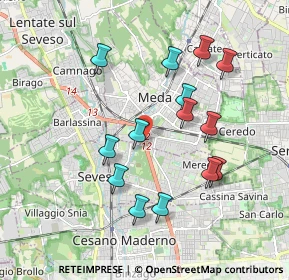 Mappa SS35, 20821 Meda MB, Italia (1.79214)