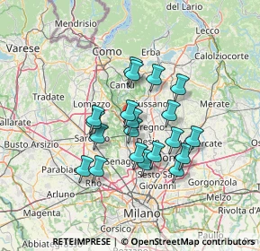 Mappa SS35, 20821 Meda MB, Italia (10.872)