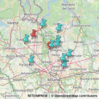 Mappa SS35, 20821 Meda MB, Italia (11.80818)