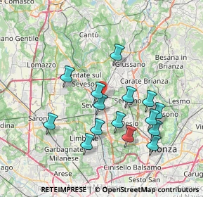 Mappa SS35, 20821 Meda MB, Italia (7.012)