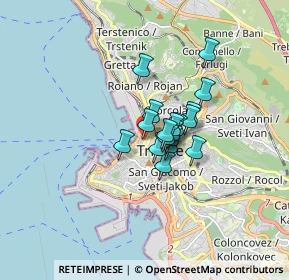 Mappa Via Genova, 34121 Trieste TS, Italia (0.94222)