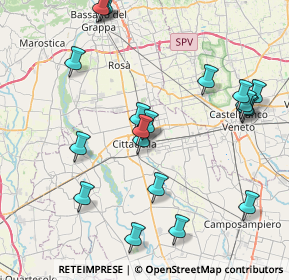 Mappa Piazza S. Paolo, 35013 Cittadella PD, Italia (8.9815)