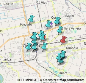 Mappa Piazza S. Paolo, 35013 Cittadella PD, Italia (1.5355)