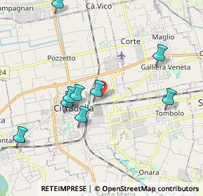 Mappa Piazza S. Paolo, 35013 Cittadella PD, Italia (2.47)