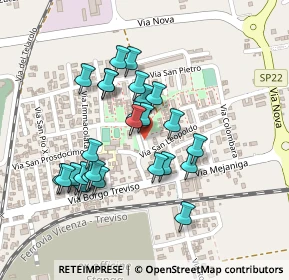 Mappa Piazza S. Paolo, 35013 Cittadella PD, Italia (0.2)