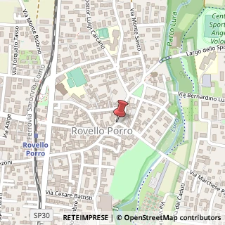 Mappa Via Madonna, 1, 22070 Rovello Porro, Como (Lombardia)