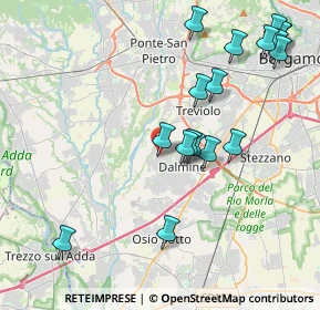 Mappa Via Beato Angelico, 24044 Dalmine BG, Italia (4.51)