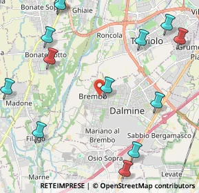 Mappa Via Beato Angelico, 24044 Dalmine BG, Italia (2.92929)