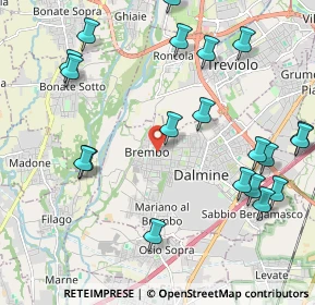 Mappa Via Beato Angelico, 24044 Dalmine BG, Italia (2.515)