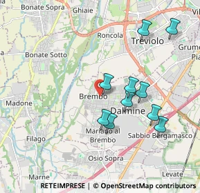 Mappa Via Beato Angelico, 24044 Dalmine BG, Italia (2.03909)