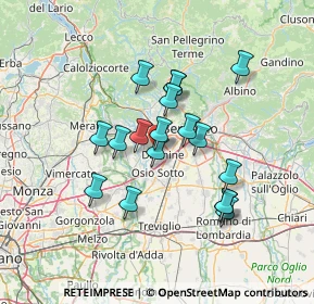 Mappa Via Beato Angelico, 24044 Dalmine BG, Italia (11.38278)