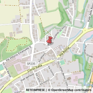 Mappa Via Vittorio Emanuele, 33, 20865 Usmate Velate, Monza e Brianza (Lombardia)