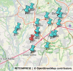 Mappa Piazza XXIV Maggio, 24044 Dalmine BG, Italia (3.851)