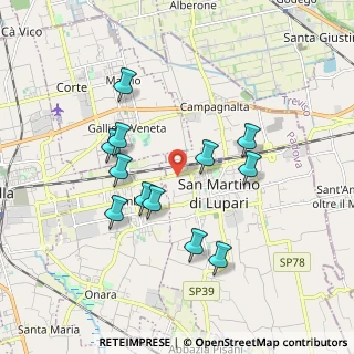 Mappa Via Rometta, 35018 San Martino di Lupari PD, Italia (1.6925)