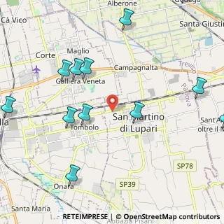 Mappa Via Rometta, 35018 San Martino di Lupari PD, Italia (2.7325)