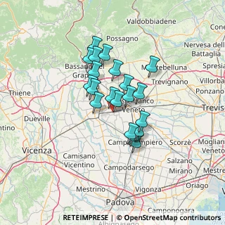 Mappa Via Rometta, 35018 San Martino di Lupari PD, Italia (9.854)